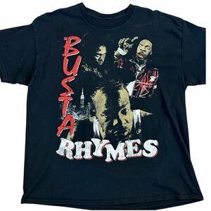 Busta Rhymes Unisex Tee 23.5” PTP XL in black